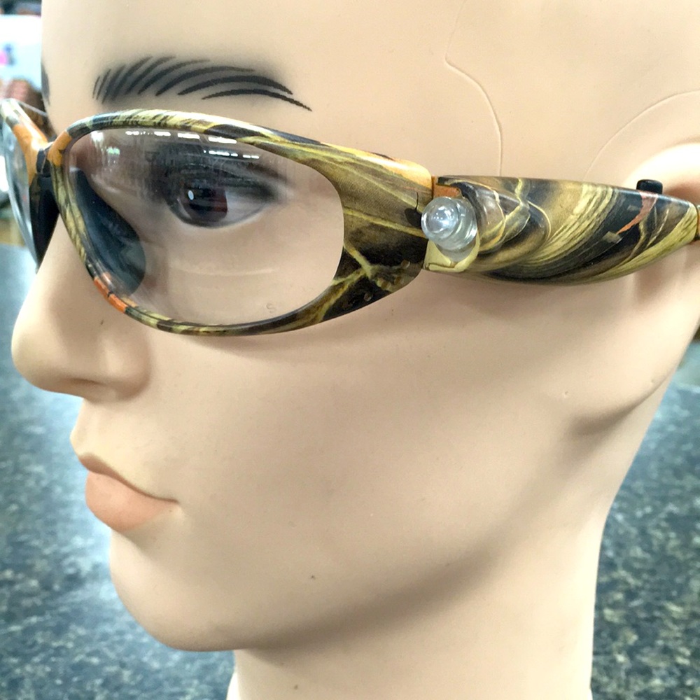 SAS safety eyewear with lights
